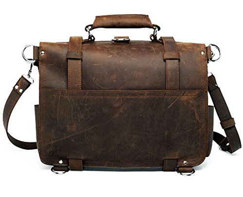 polare leather messenger bag