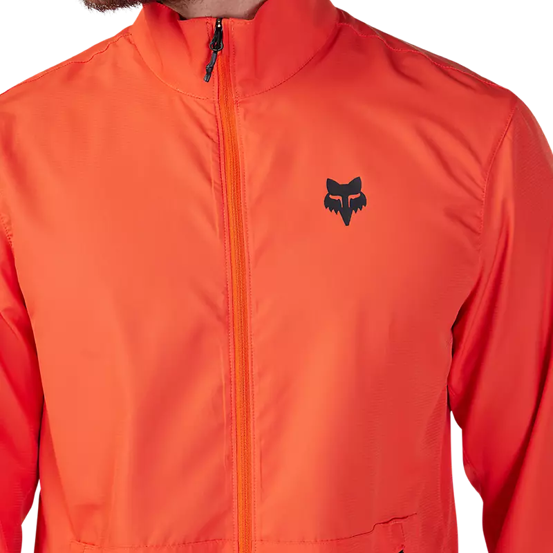 Orange Flame Fox Racing Ranger Wind Jacket