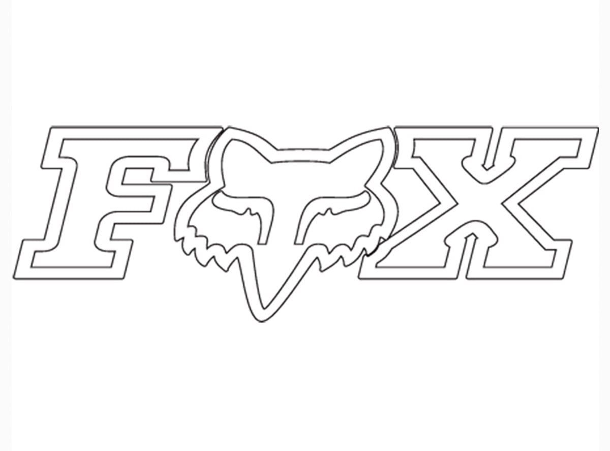 Monster Fox Racing Coloring Pages Sketch Coloring Page