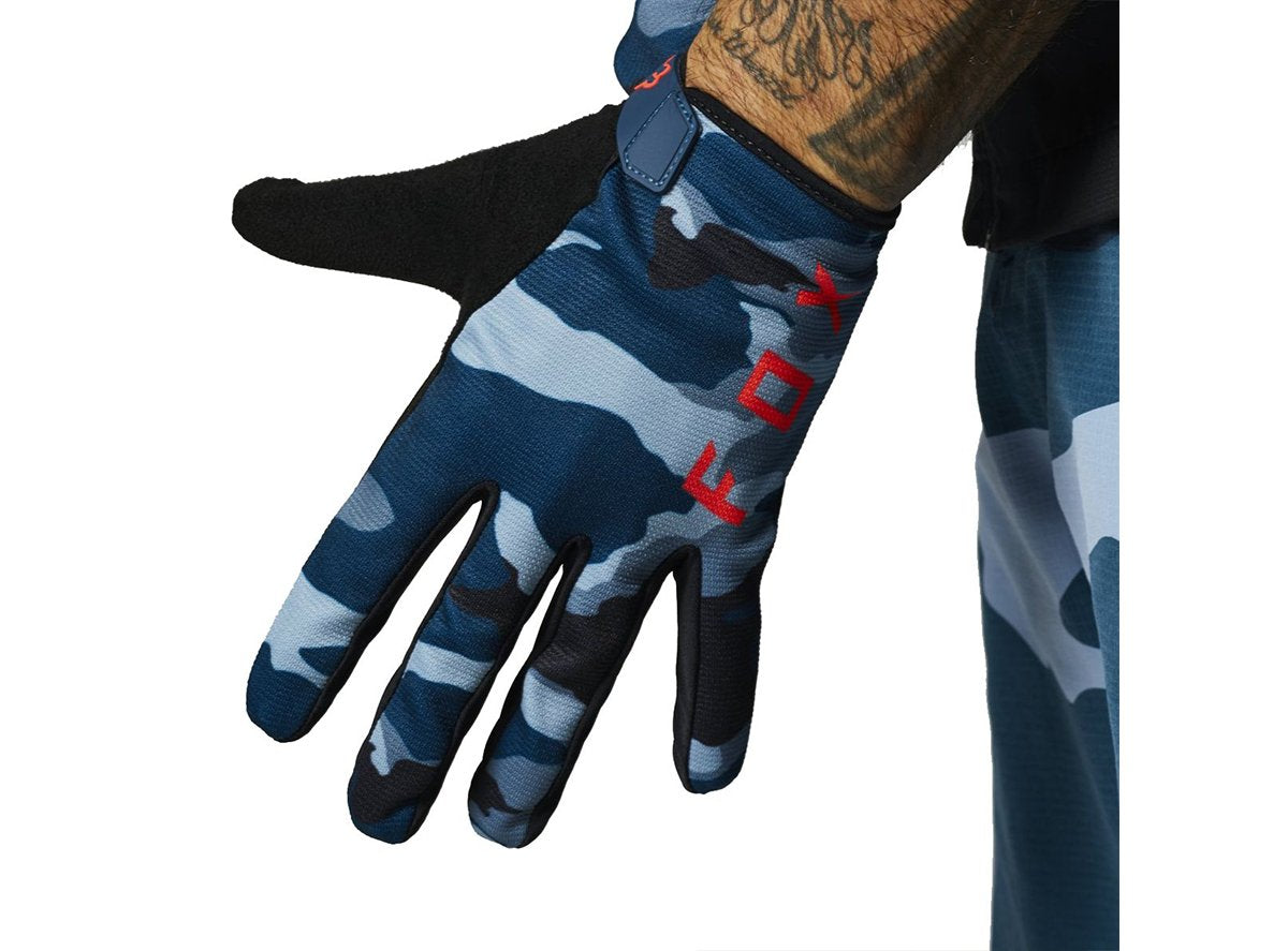 fox mtb gloves camo