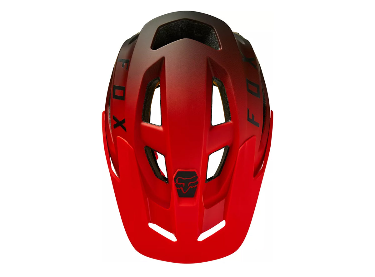 black and red mtb helmet