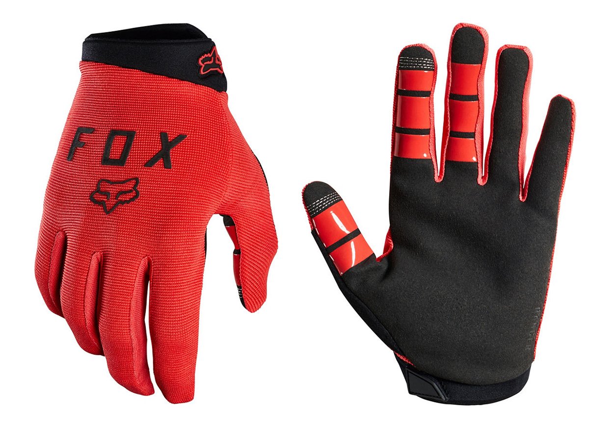 fox ranger gloves red