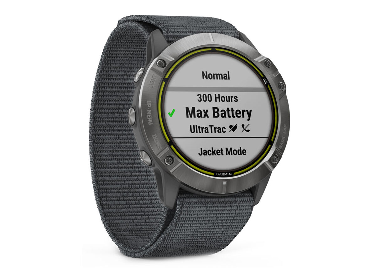 Enduro GPS Watch - Silver-Gray-Slate - Cambria Bike