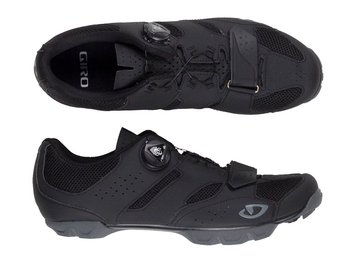 Giro Cylinder Clipless MTB Shoe - Black - Cambria Bike