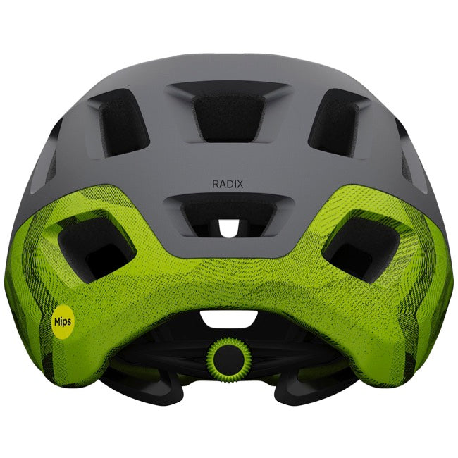 Giro Radix MIPS Helmet - Metallic Black-Ano Lime - 2022 - Cambria Bike