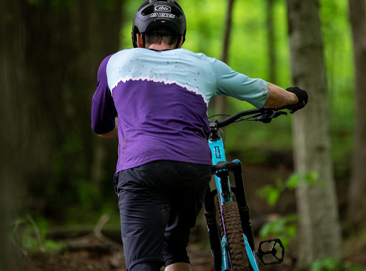 purple mtb jersey