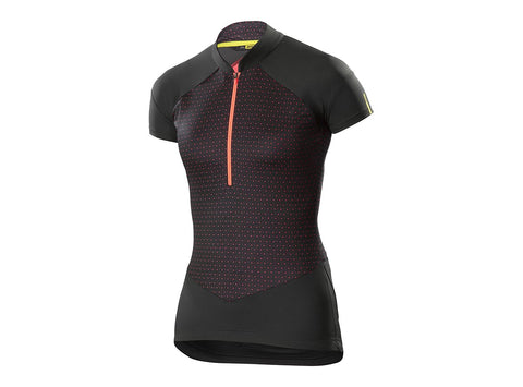 Shimano Escape Short Sleeve Road Jersey - Womens - Black-Gray