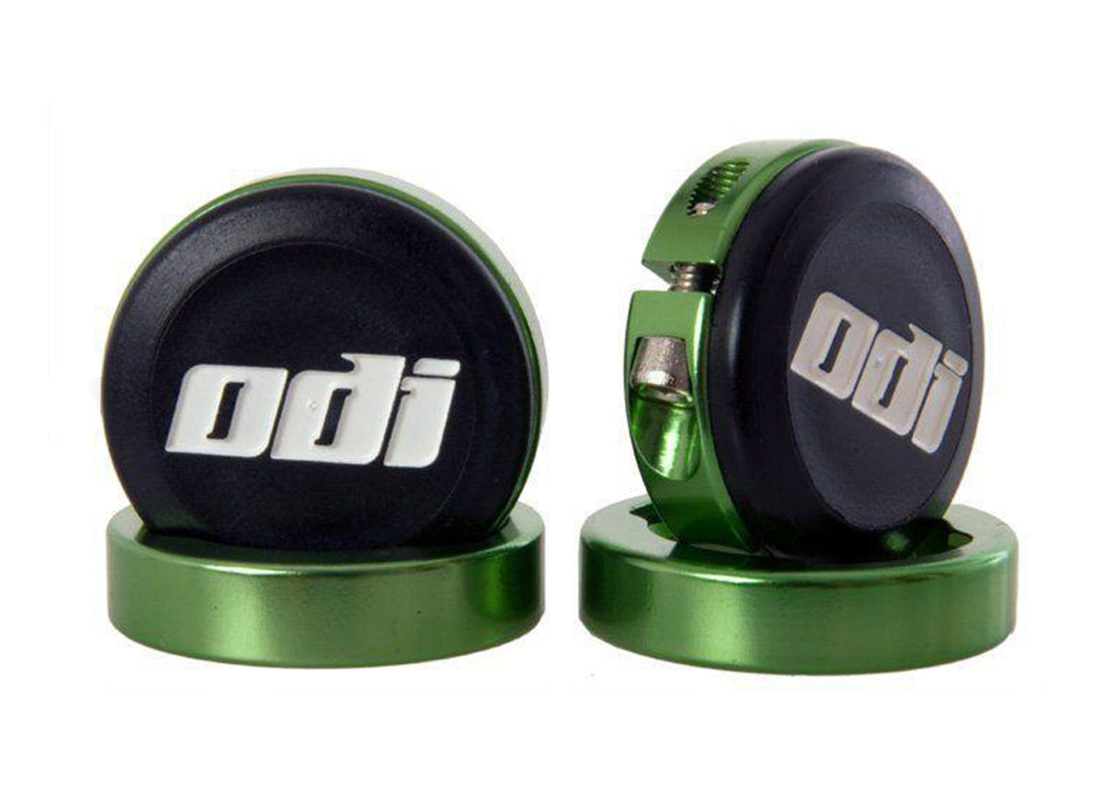 ODI Lock-Jaw Clamps & Snap Caps - Gray - Cambria Bike