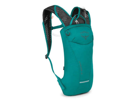 CamelBak Mini M.U.L.E. 50 oz Hydration Pack (Metal Grey/Green)