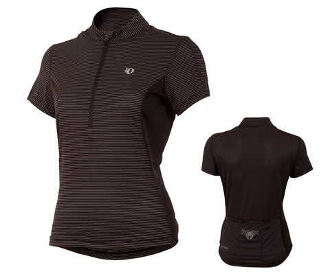 Shimano Escape Short Sleeve Road Jersey - Womens - Black-Gray