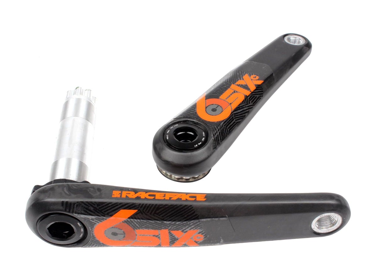 Race Face SIXC Crank Arms - Carbon-Orange