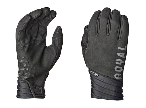 New Black x Gold Louis Gloves with Strap - MX, MTB