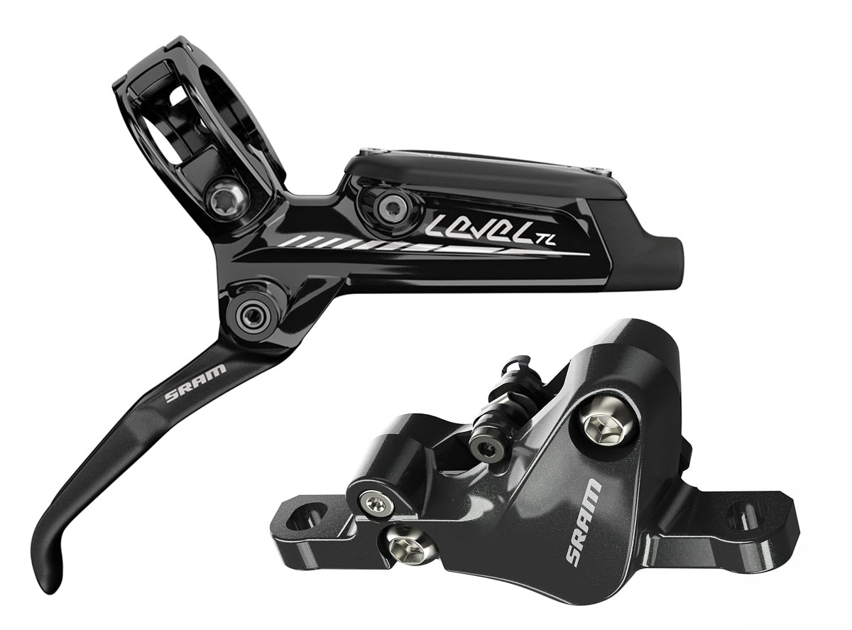 Vermeend Knuppel Acht SRAM Level TL Disc Brake - Front - Gloss Black - Cambria Bike