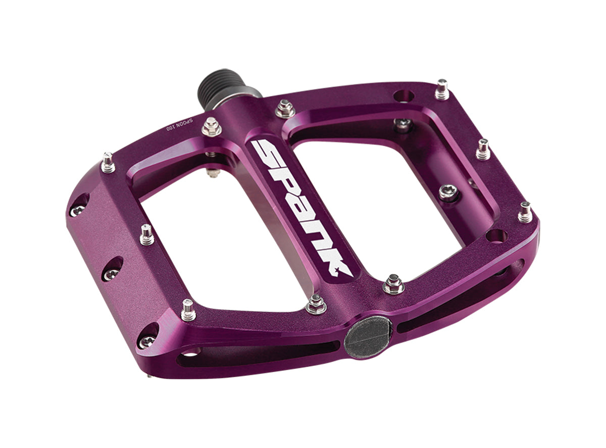 purple bike pedals