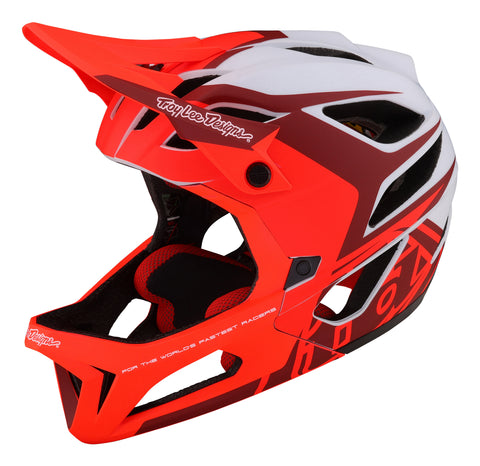 Troy Lee Designs D4 Carbon MIPS Bike Helmet - Reverb Pink_Pur / L