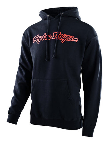 Troy Lee Designs Speed Logo Pullover Hoodie Black Cambria Bike