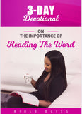THE IMPORTANCE OF READING THE WORD 3 Day Devotional (Digital Download)