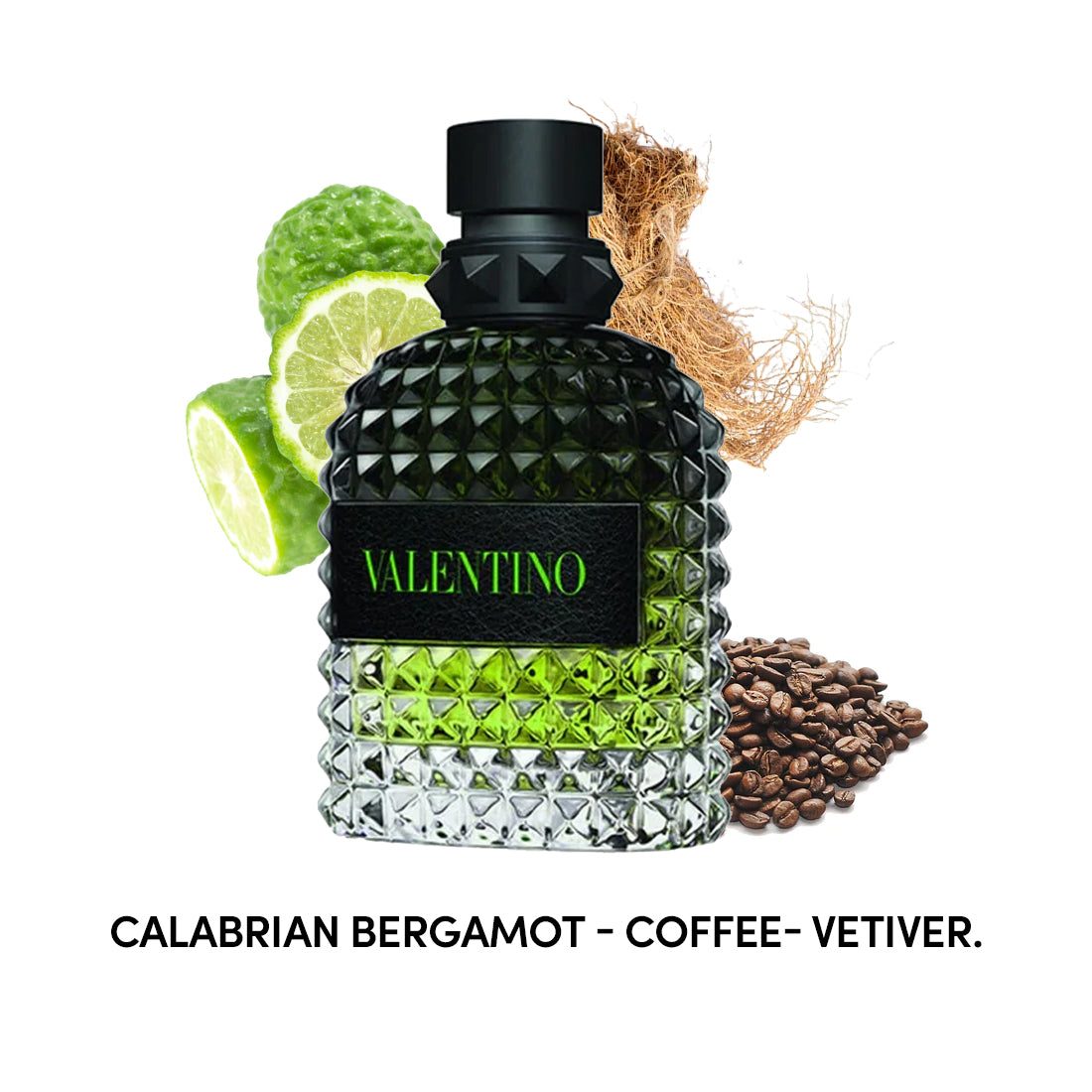 Valentino Uomo Born In Roma Green For Men By Valentino Eau de Toilette 3.4 oz