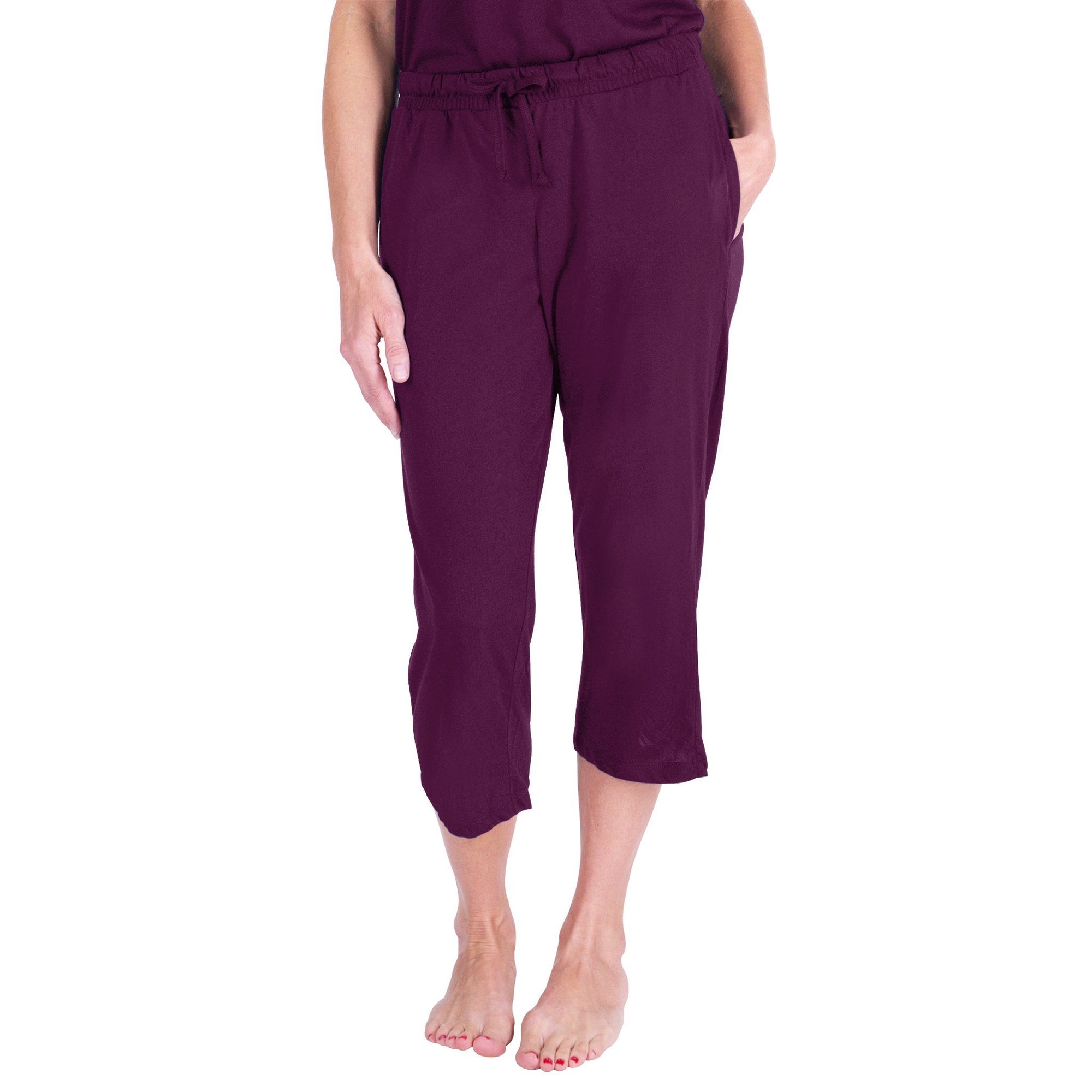 Capri Pajama Pants | Moisture Wicking Pajama Pants - Cool-jams