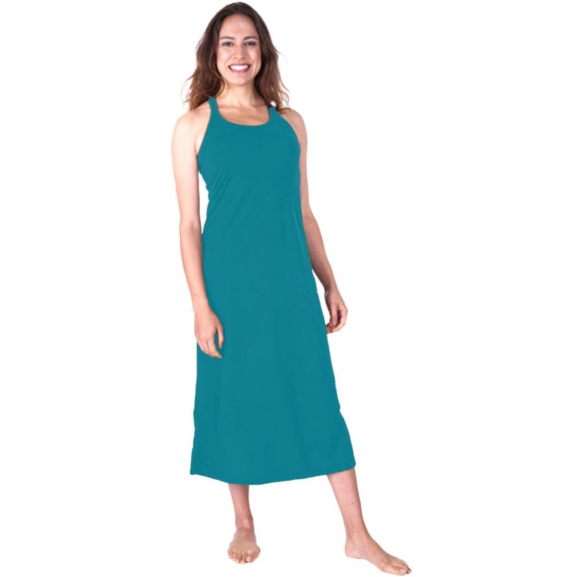 sleep dress with shelf bra