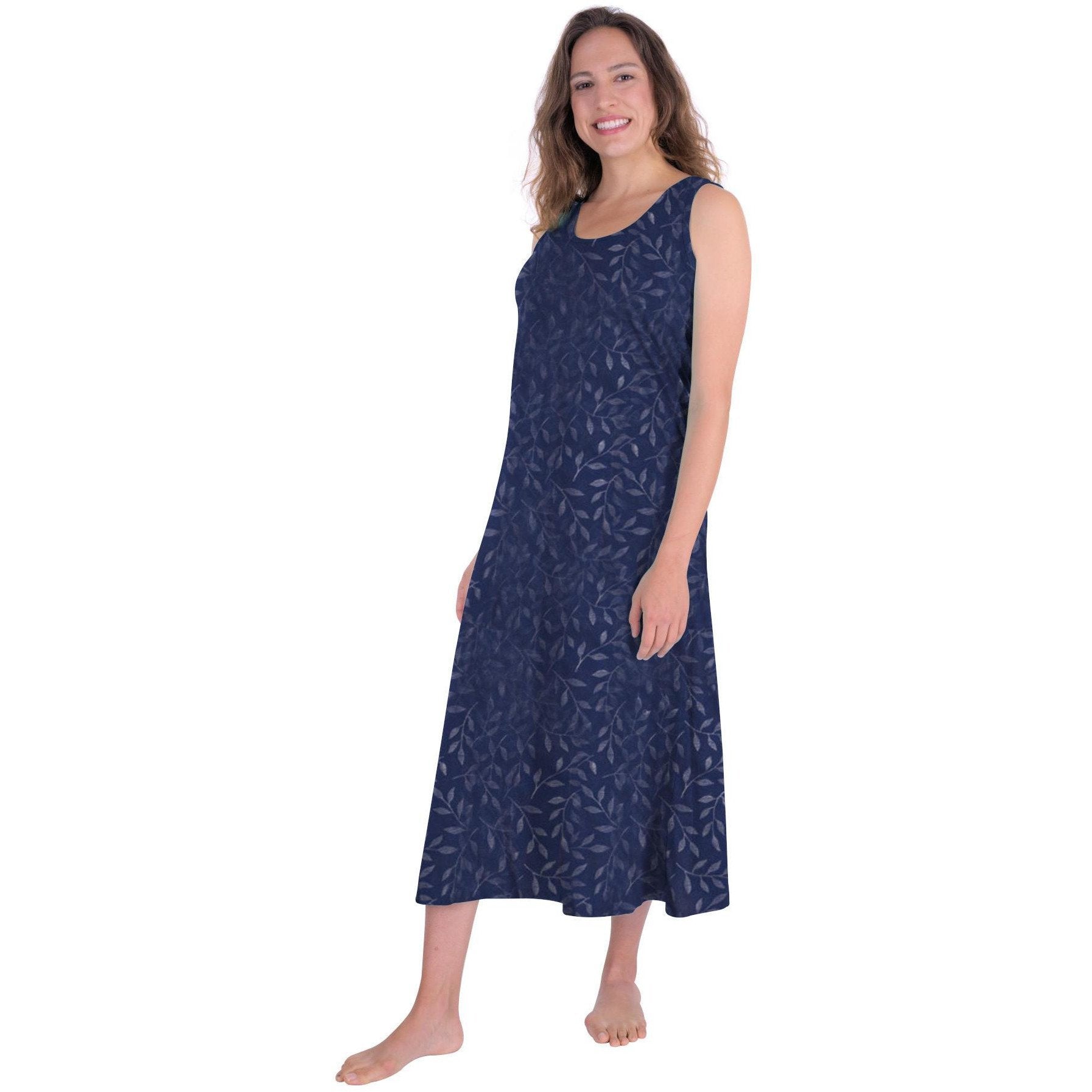 Long Cooling Nightgown | Moisture-Wicking Long Tank Nightgown – Cool-jams