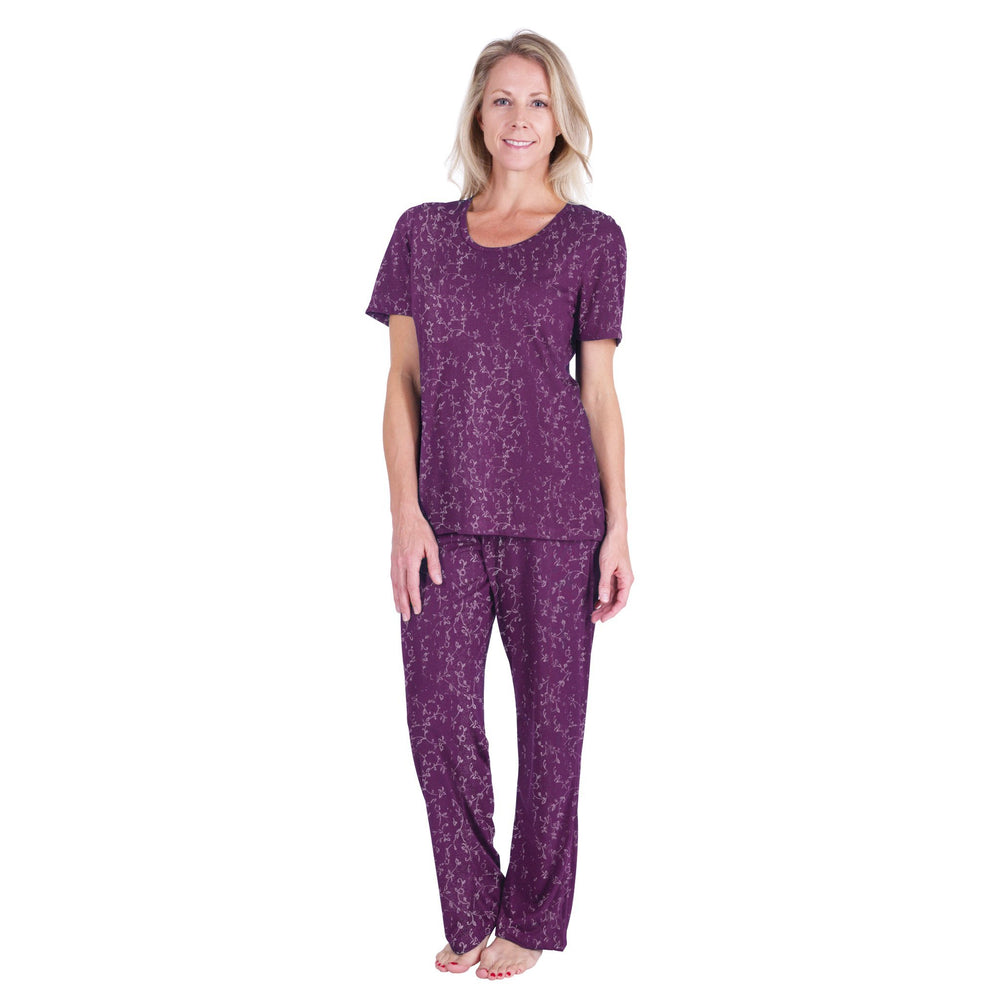 Menopause Sleepwear Set  Button Down Pajamas for Hot Flashes – Cool-jams