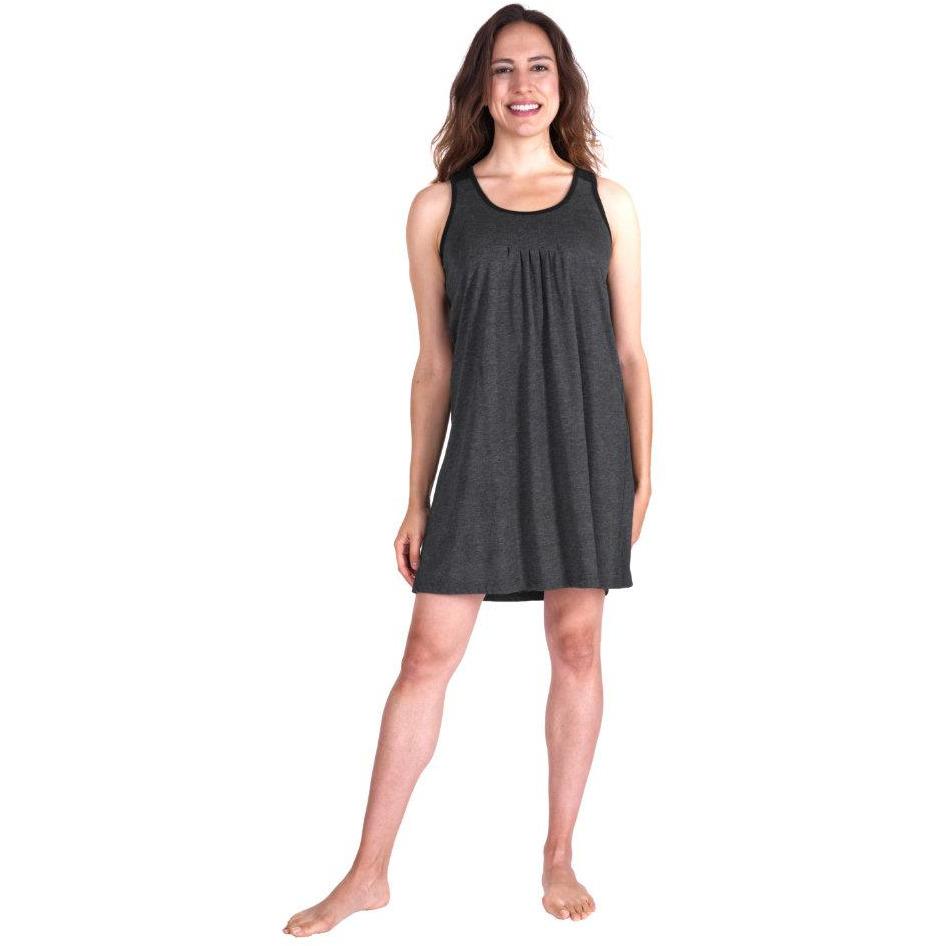 Moisture-Wicking Nightgown | Pleated Scoop Neck Nightgown - Cool-jams