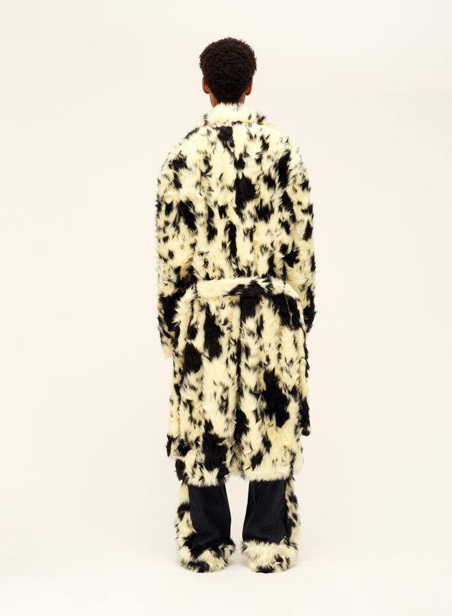 Faux-fur coat