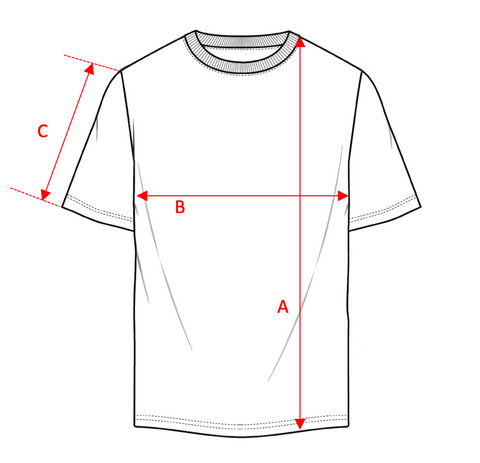 T-Shirts Size Guide – BLUEMARBLE