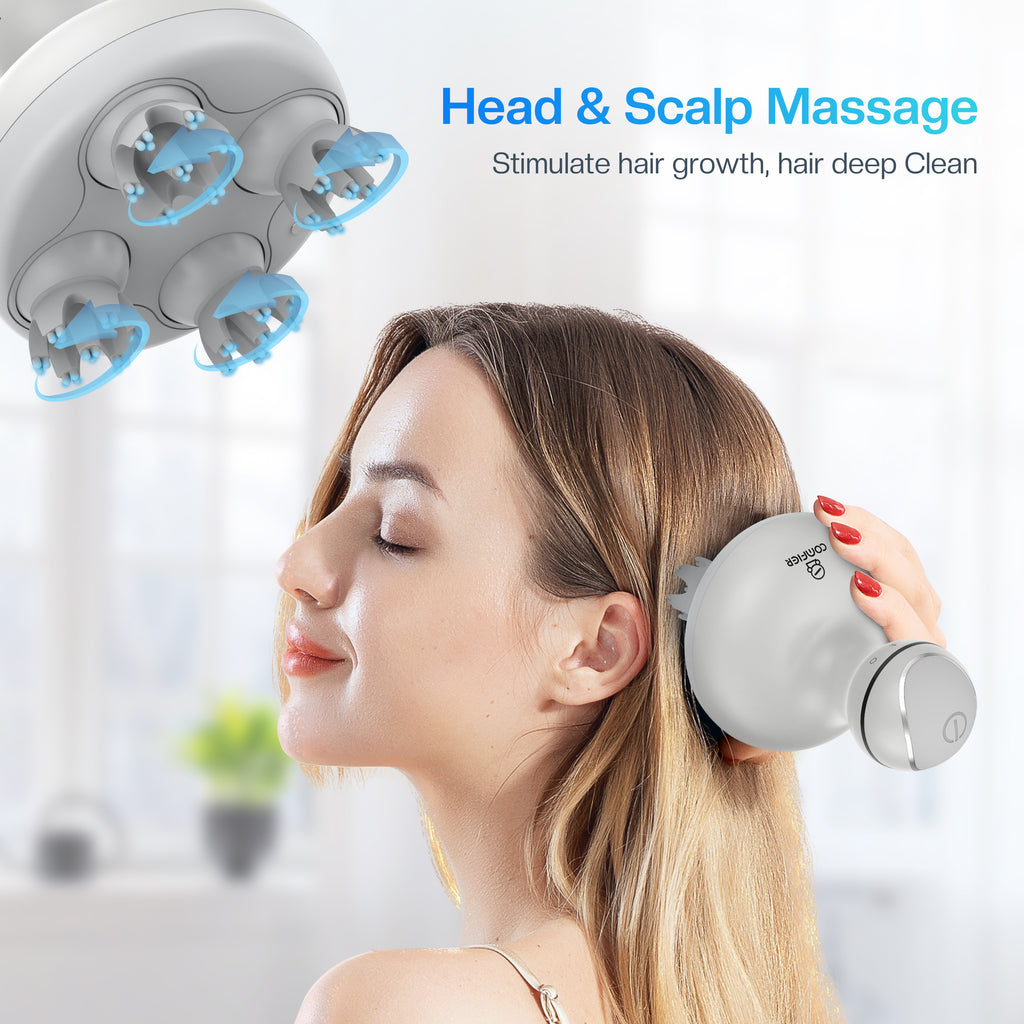 COMFIER Electric Scalp Massager, head massager for Hair Growth, Deep C –  Comfier