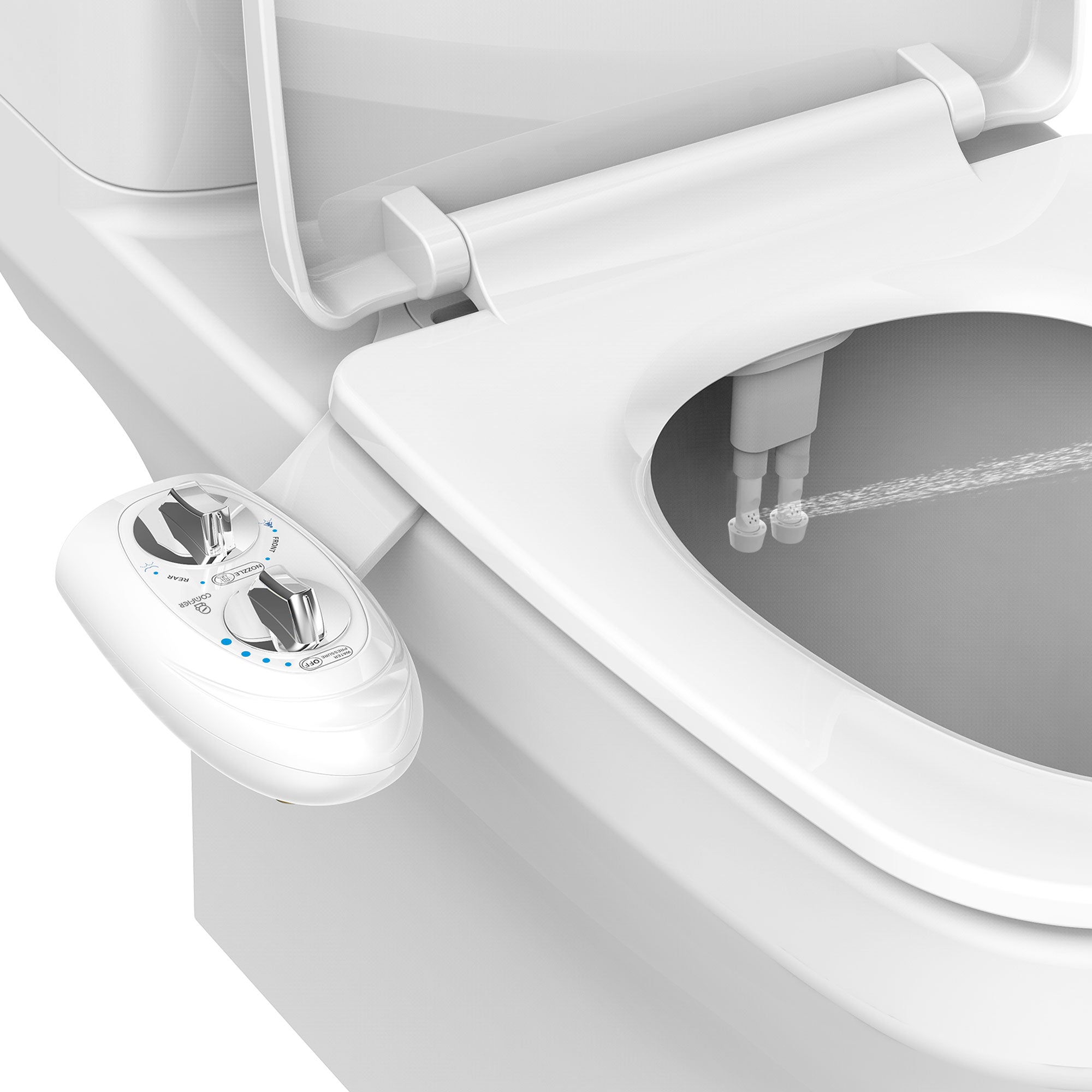 COMFIER Bidet Toilet Attachment, Flush handles for toilet Comfier