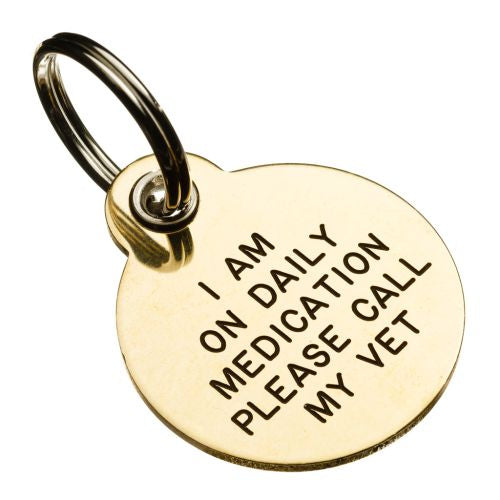 brass pet tags