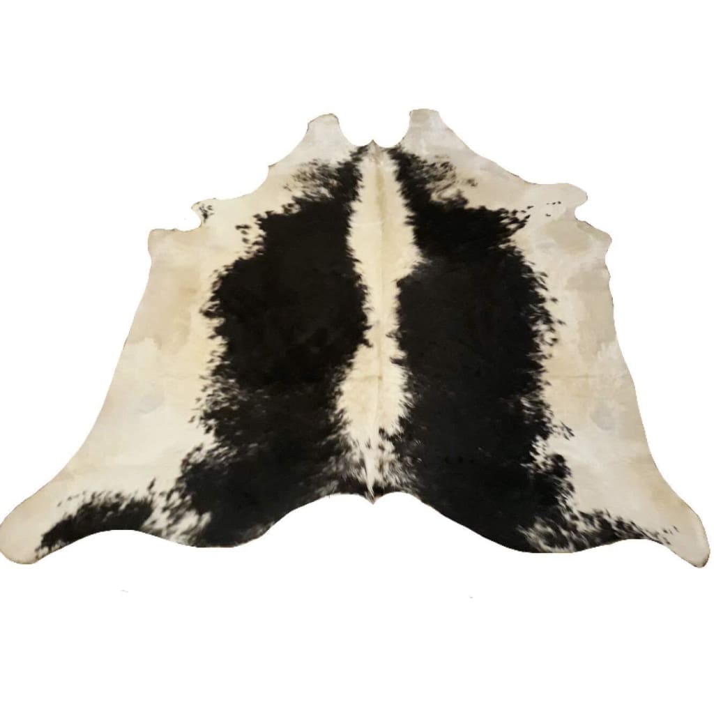 Narbonne Leather Co Authentic Cowhide Rug Beautiful Black And