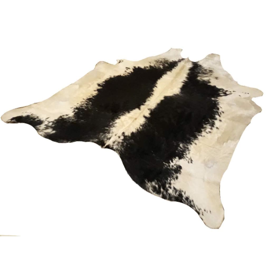 Narbonne Leather Co Authentic Cowhide Rug Beautiful Black And