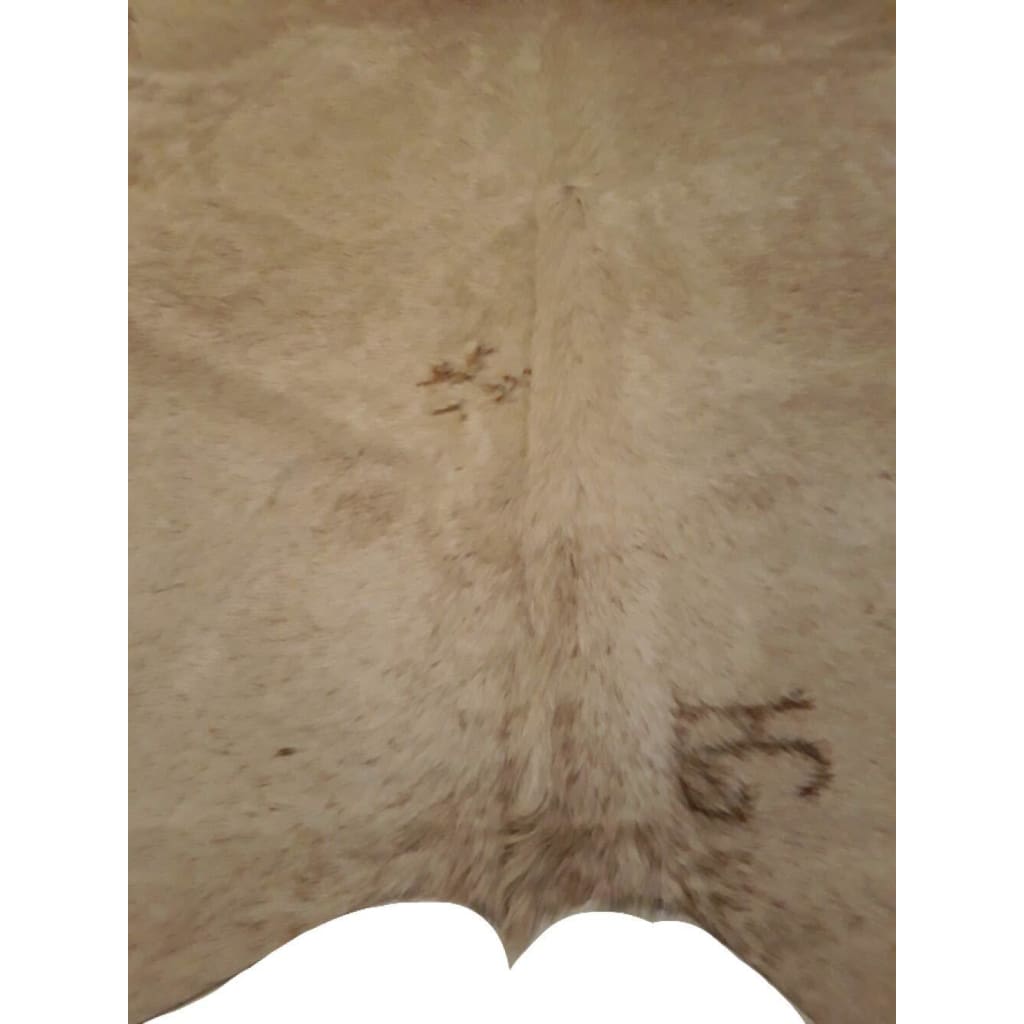 Narbonne Leather Co Genuine Cowhide Rug Brown Speckled 45 75