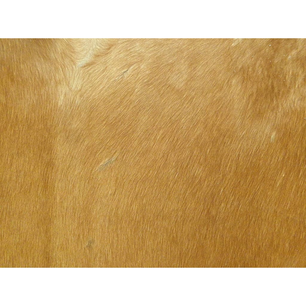 Narbonne Leather Natural Cowhide Rug Tan Pattern Approx 195 Cm