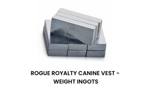 weighted ingots for dog vest