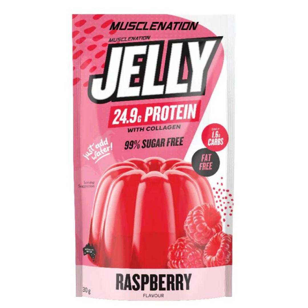 Muscle Nation Protein Jelly Raspberry (30g) Foods Australia