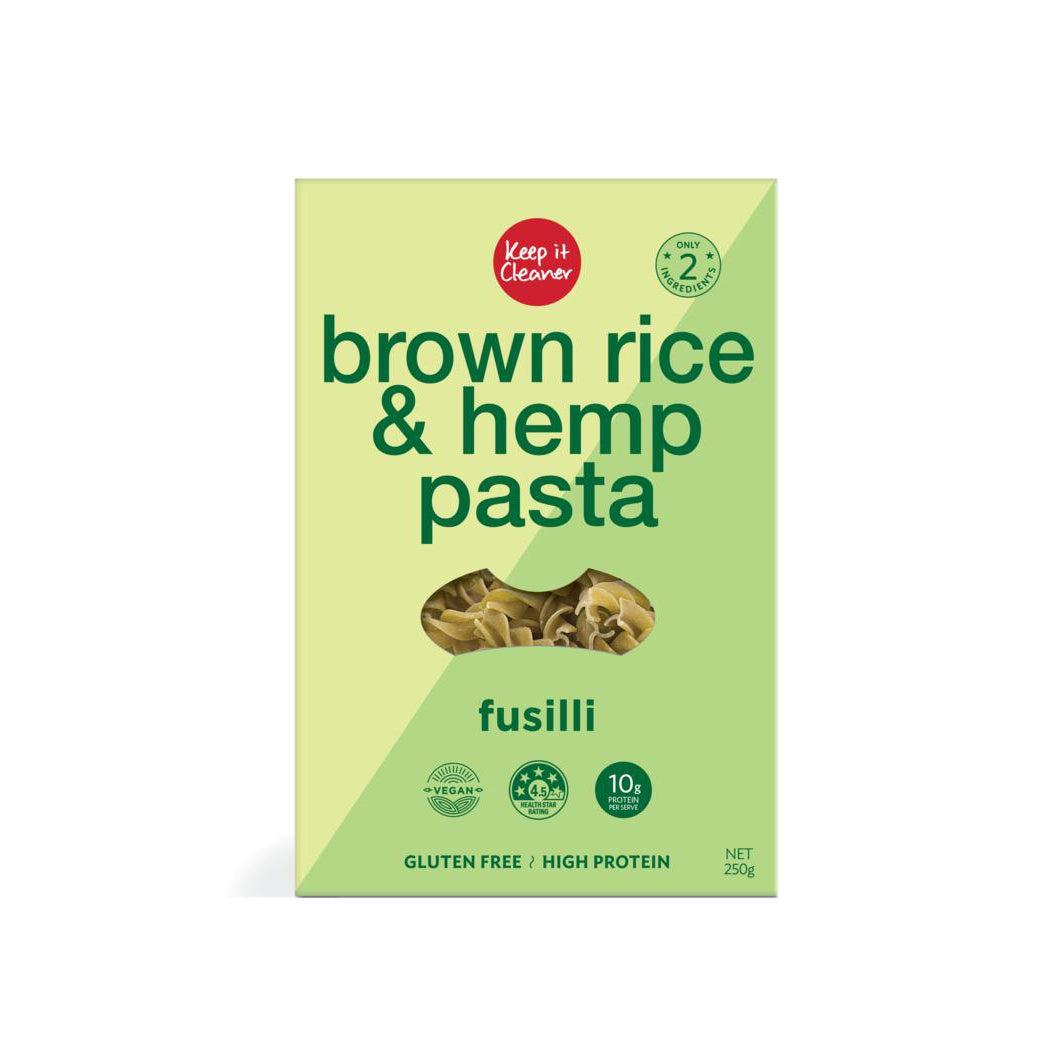 Keep it Cleaner Brown Rice & Hemp Fusilli (250g) Foods ﻿Online Australia |  FodShop