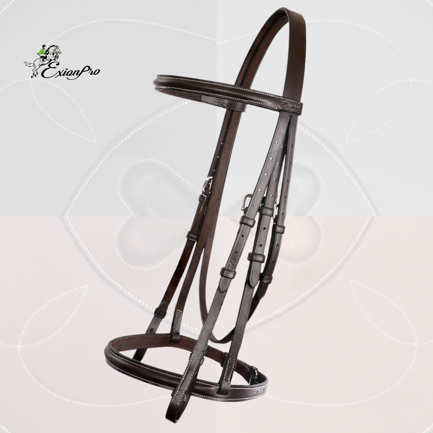 ExionPro Traditional Raised Bridle {European Leather Version} - 4 Colors Available