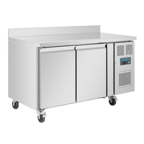 Stainless steel counter freezer