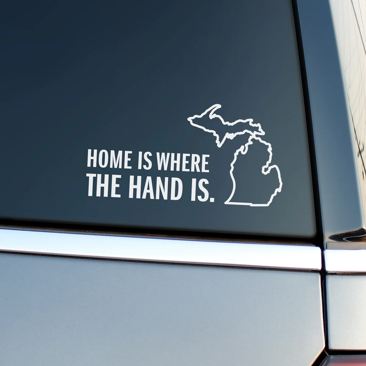 Home Is Where The Hand Is Sticker