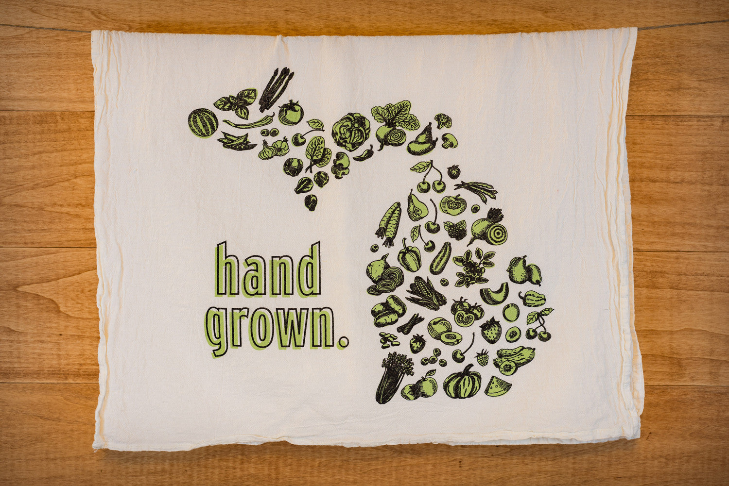 Michigan Awesome hand grown towels