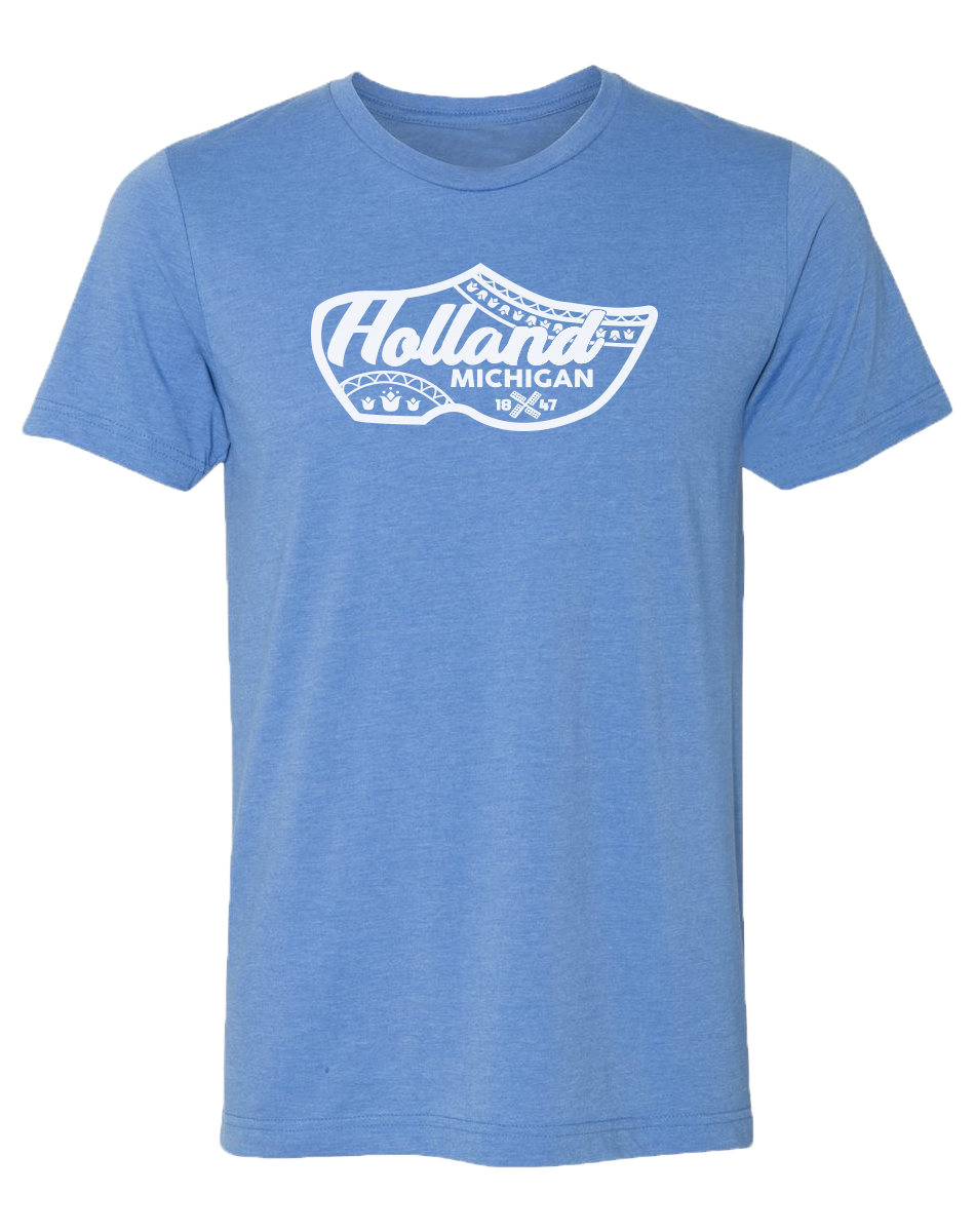 Hike Michigan unisex T-Shirt Heather Lake Blue / Small