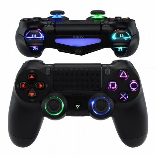 Multi Colors Luminated Led Kit For Ps4 Cuh Zct2 Controller With 10 Color Modes