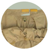Drop front panel on senior's pants with limited mobility