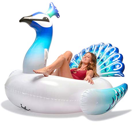 inflatable peacock pool