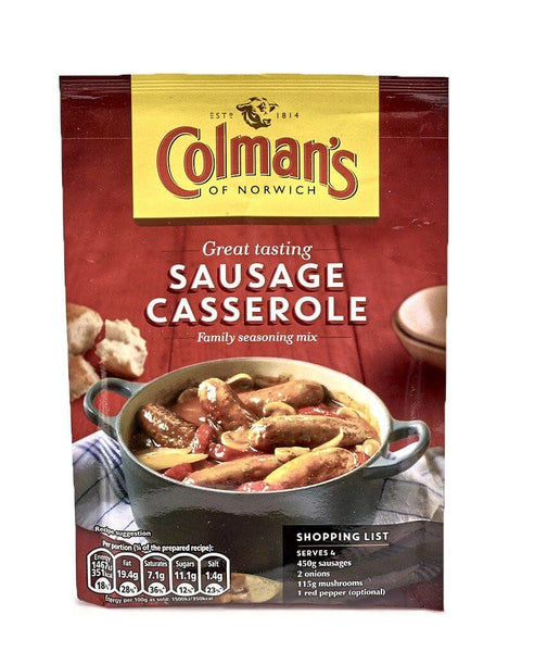 Colmans Seasoning Mix Chicken Casserole 40g International Food Shop