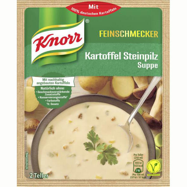 Knorr Potato Porcini Mushroom Soup 58g – International Food Shop