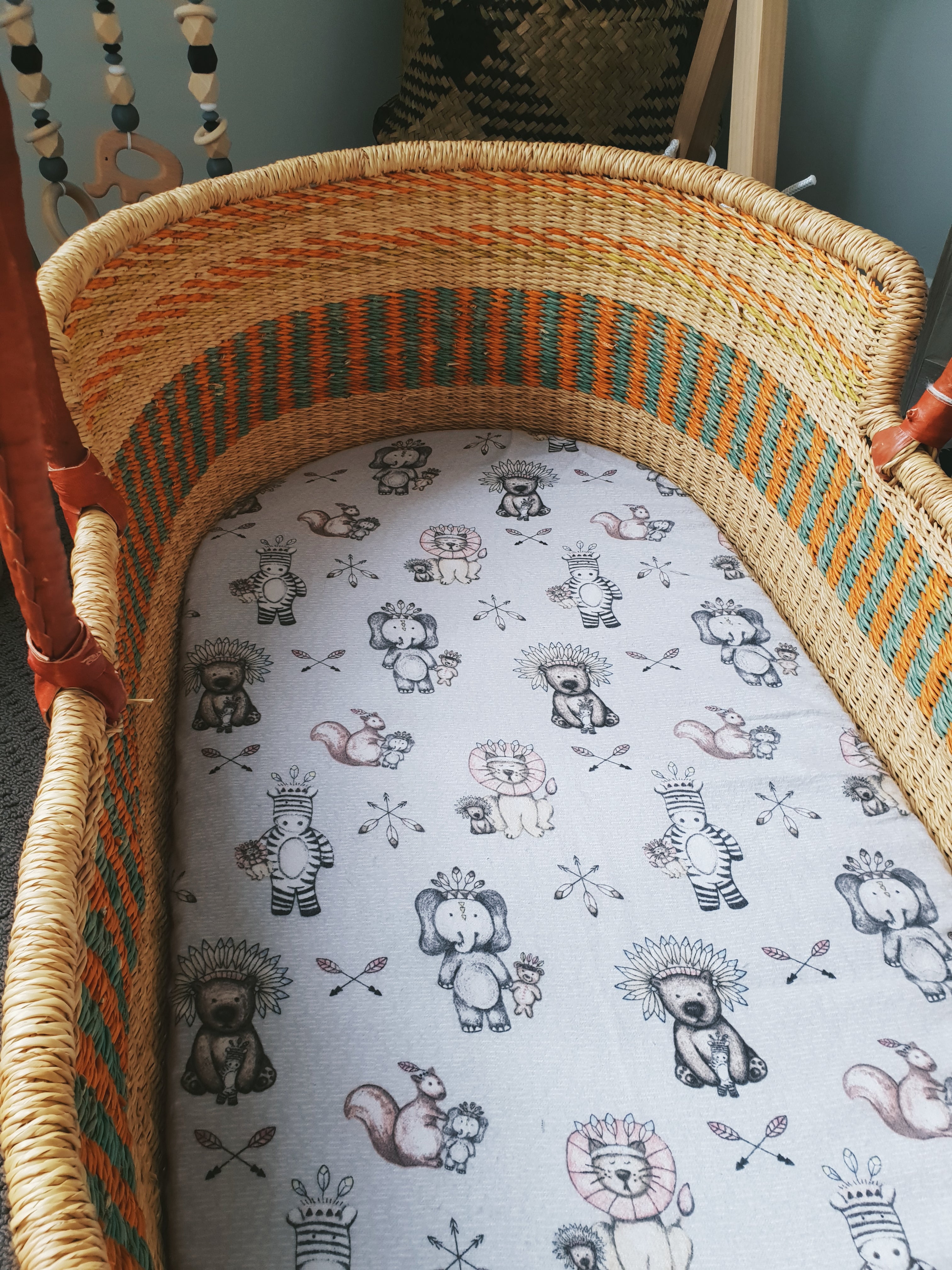 flannelette bassinet sheet